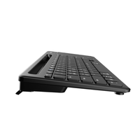 Nouveau clavier laser sans fil rechargeable 2,4 G, 78 touches, pavé tactile, portable, USB, étanche, en plastique ABS, anti-ghosting multi-touches