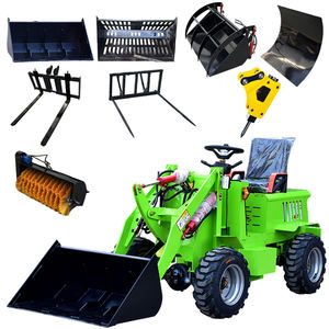 Mini chargeuse sur pneus économique de 400, 500, 600, 800 kg, 4x4, articulée, diesel, électrique, pour jardin, aménagement paysager, livraison gratuite - Product Image 1