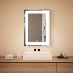 Venta caliente Sensor táctil Led Espejo de baño multifunción con detección de temperatura/pantalla meteorológica para Baño - Product Image 4