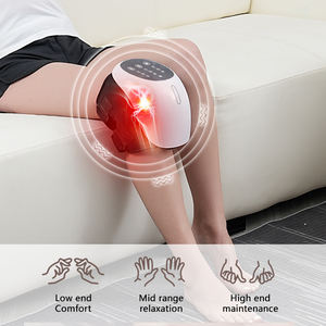 Masseur de genou sans fil avec chaleur et vibrations pour soulager la douleur, genouillère chauffante électrique avec écran tactile LED - Product Image 4