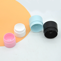 Pot en plastique PP vide pour gel UV, vernis à ongles, huile, crème cosmétique pour le visage, 5g, 15g, 20g, 30g, 50g, blanc, rose, bleu, noir