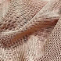 Malla ligera de 100 g/m², 95 % nailon, 5 % elastano, tejido de malla de tul sólido personalizado para ropa deportiva y lencería