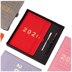 แผนขายดีใหม่สุดสร้างสรรค์เวอร์ชั่นภาษาอังกฤษสมุดตารางเวลาปกแข็งบันทึกประสิทธิภาพประจำปีสมุดบันทึกสาย A5 - Product Image 3