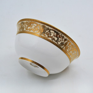 Entry-Luxury Gold European-Style Palace Ceramic Tableware Dinnerware <b>Sets</b> Rice Bowls Soup Bowls Fruit Bowls Afternoon <b>Tea</b> - Product Image 6