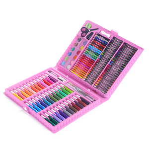Groothandel Prijs Niet Giftig Kids Kinderen Potlood Marker Tekening Aquarel Pen Speelgoed Set 150 Stuks Stuks - Product Image 1
