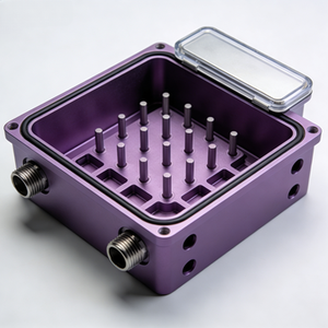 Caja de Conexiones Impermeable de Aluminio con Puertos Roscados para Conexiones de Cables y Protección de Cableado - Product Image 1