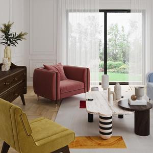 <span class=keywords><strong>Sofa</strong></span> Santai Mewah Berbahan Beludru Kursi Tunggal untuk Kantor Pribadi Restoran Ruang Tamu Furnitur <span class=keywords><strong>Sofa</strong></span> Berlapis Kain Tunggal - Product Image 4