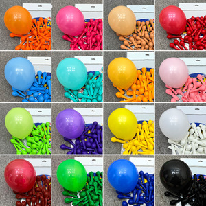 Balon Dekorasi Ulang Tahun Balon Selamat Ulang Tahun Pesta 10 Pcs Balon Lateks Payet 12 Inch Bulat - Product Image 2