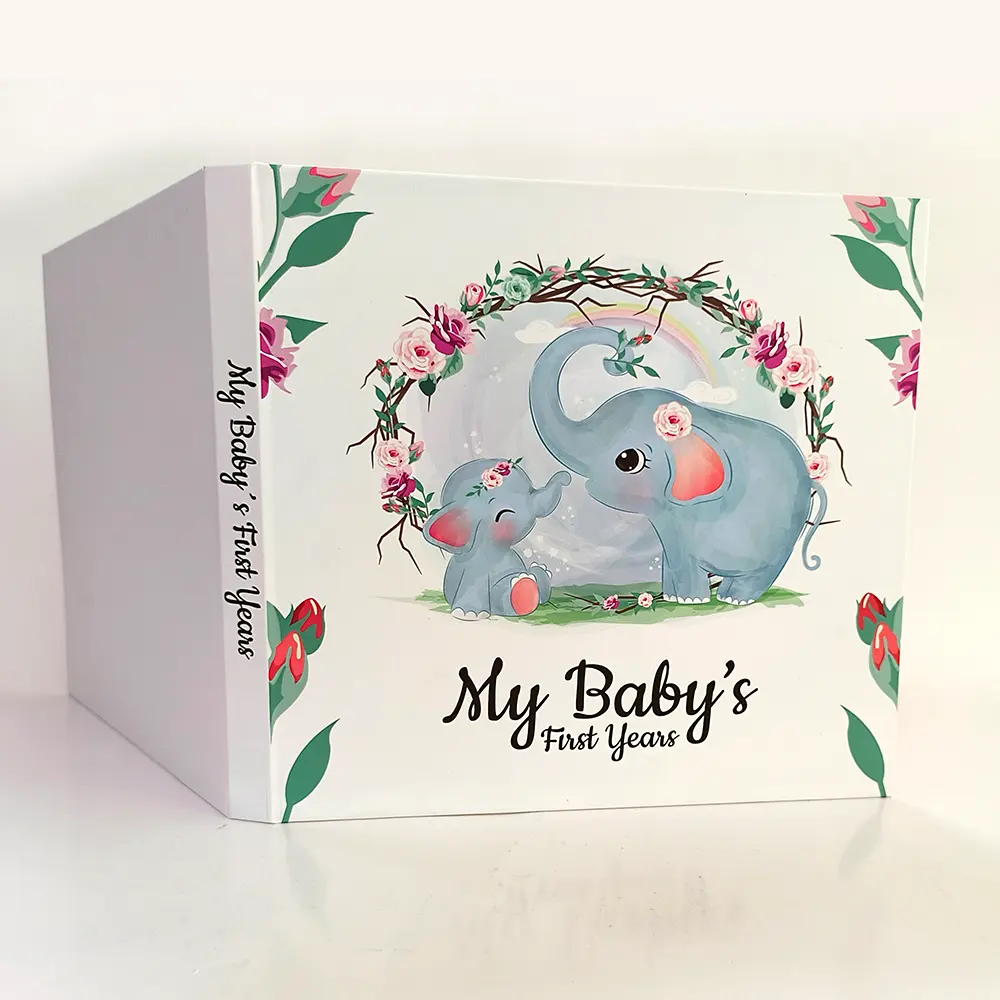 Customized Printing baby Growth record planner my baby a modern memory book