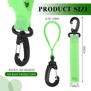 Support de pagaie amélioré pour accessoires de paddleboard, rangement pour bateau <span class=keywords><strong>gonflable</strong></span>, sans patch en D-ring - Product Image 2