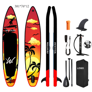 Racing Supboard 12'6/381cm Drop Stitch RACE SUP Board Paddle <b>Inflatable</b> With US Race Fin COLORFUL <b>Inflatable</b> Sup Board Wi - Product Image 3