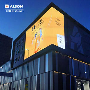 ALSON LED Su Geçirmez Açık Hava Büyük Video Duvar Ekranı 3D P10 Dijital Reklam LED Tabela Ekranı Dış Mekan Ekranı - Product Image 1