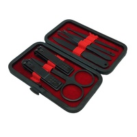 WELLFLYER Set Manikur Pedikur Stainless Steel Kotak Putih Portabel Profesional Perawatan Pribadi Perlengkapan Perjalanan Hadiah Pernikahan Mewah