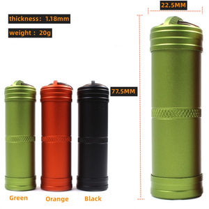 EDC-contenedor de cápsulas impermeables para pastillas, soporte de Medicina de campo para senderismo al aire libre, caja sellada de supervivencia, botella de maletero de almacenamiento - Product Image 6