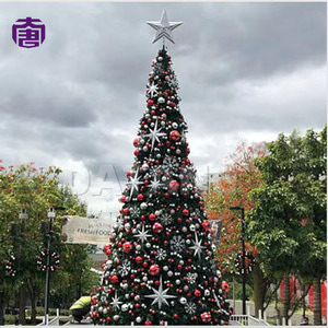 Solar Christmas Tree with LED Lights Outdoor Waterproof Decorative Tree for Garden Park Holiday <b>Lighting</b> - Product Image 5