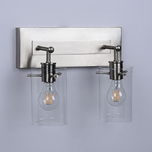 Applique murale LED chromée en verre, lumière chaude non dimmable, style minimaliste pour salle de bain – Meilleures ventes - Product Image 6