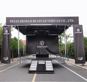 Remolque de <span class=keywords><strong>escenario</strong></span> HUAYUAN SUV-Towable ST180 |   29 ㎡   <span class=keywords><strong>Escenario</strong></span> Hidráulico Ligero para Actividades Pequeñas al Aire Libre - Product Image 4