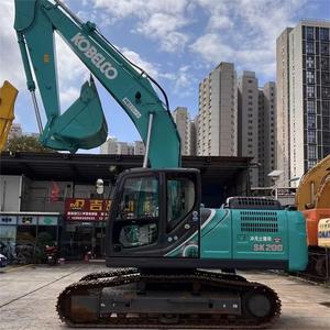 Excavatrice Kobelco Sk200 d'occasion Excavatrice Kobelco Sk200-8 20 tonnes Excavatrice Kobelco Sk200 machines de terrassement extraction Offre spéciale - Product Image 3