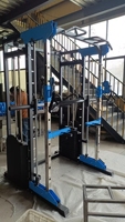 Machine Smith, banc de musculation multifonctionnel et rack à squats, système d'entraînement intégré, crossover de câbles, directement de l'usine