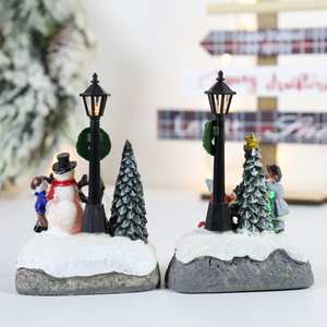 Decorazioni Natalizie, Micro Paesaggi, Piccoli Oggetti Decorativi, Regalo di Natale, <span class=keywords><strong>Casetta</strong></span> in Resina - Product Image 2