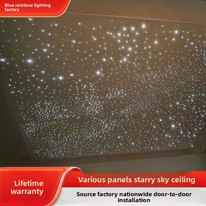 Bầu trời đầy sao dẫn trong nhà trần ánh sáng tấm thạch cao sợi quang nghe nhìn cho phòng khách trung tâm mua sắm trẻ em nhựa - Product Image 3