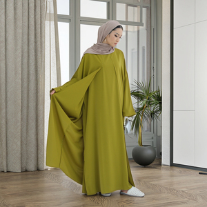 Loriya Abaya Fabricante Ropa islámica Vestidos de mujer Estilo de capa Túnica Nida Modest Kaftan Abaya Tallas grandes Vestido de mujer musulmana - Product Image 1