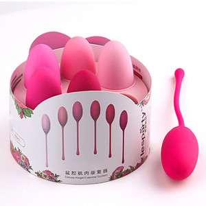 Klinische Silikon Pink Vagina Kegel Ball Set Erwachsene Frau Sexspielzeug Vibrierender Beckenboden Exerciser Blasen kontrolle <span class=keywords><strong>Koro</strong></span> Ball - Product Image 1