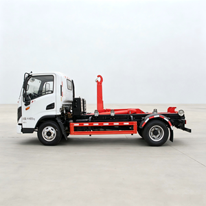 รถบรรทุกติดเครนยกขยะ Dongfeng Huashen F3 แบบ 4x2 พร้อมกระบะยกแบบถอดได้ สำหรับขาย - Product Image 3