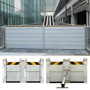 อุปสรรคน้ำท่วมและประตูน้ำท่วมแบบพกพาโลหะใช้สำหรับการป้องกันระบบรักษาความปลอดภัยภายในบ้าน - Product Image 1