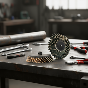 Disque à lamelles Fervi Mini Cup 40 grains pour ponçage et polissage du métal - Product Image 3