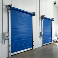 Puerta Enrollable de PVC de Alta Velocidad, Apertura Automática de Alta Frecuencia, Puerta Enrollable para Fábricas, Almacenes y Salas Limpias