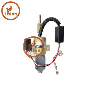 Vanne solénoïde d'arrêt de carburant pour engins de construction DS-233DC D59-105-10 24V - Product Image 2