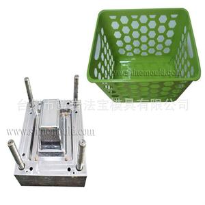 Moule de panier à linge en plastique à cavité unique, moulage par injection, moule fixe, articles de nécessité quotidienne - Product Image 1