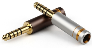 5 Poles 4.4mm <strong>Audio</strong> TRRRS Balance <strong>Audio</strong> Plug Gold Plated