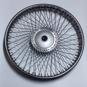 Nuevo Ensamblaje de Llanta de Acero para Rueda Delantera y Trasera Mod Retro CG125 con Eje de Tambor de Freno Cifrado de 72 Agujeros para Motocicletas - Product Image 3