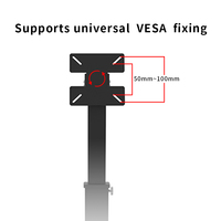 Support de vesa vertical d'affichage du fabricant de source utilisé pour le réglage de l'angle VESA 100 et 100 MM ou 75 et 75MM 360