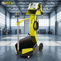 Machine de peinture en poudre Litone avec base vibrante, changement rapide de couleur, applications haut de gamme, équipement professionnel 110-220V Pro CE