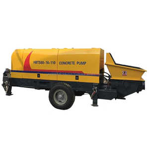 ปั๊มคอนกรีตติดรถพ่วงดีเซลของปั๊มคอนกรีตอยู่กับที่พร้อมระบบไฮดรอลิกขั้นสูง - Product Image 1