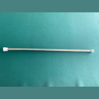 Tringle télescopique sans perçage pour rideau de douche et suspension de vêtements, idéale pour la salle de bain