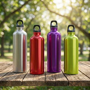 Botella de Agua Deportiva Superventas de Boca Ancha, Doble Pared, Personalizada, de Acero Inoxidable Aislada al Vacío, Ecológica, con Posavasos de Paja India - Product Image 3