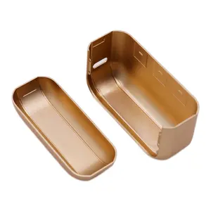 Kotak kemasan aluminium presisi dengan lembar mesin fabrikasi logam untuk Earphone dan tabung Krim Tabir Surya
