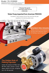 Máquina de Espresso GEMILAI CRM3120C Pro de Doble Cabezal de Acero Inoxidable, Grado Comercial para Negocios de Café Especializado y Té de Burbujas - Product Image 2