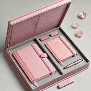 Caja de Regalo de Papel Personalizada con Logotipo, de Cartón de Lujo, Ecológica, Biodegradable, con Tapa y Base, para Papelería, Cuaderno, Papel de Regalo - Product Image 3