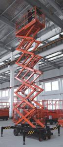 Plataforma de Trabajo Aérea EVERLIFT, Capacidad de Carga de 500 kg, Elevador de Tijera Hidráulico, Altura de Elevación de 7.5 m a 12 m, Batería de 24 V/180 Ah, Neumático Sólido - Product Image 2