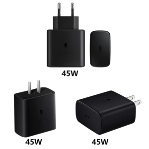 Adaptador de <span class=keywords><strong>Carga</strong></span> <span class=keywords><strong>Rápida</strong></span> de 25 W con Cables, Enchufe para Reino Unido, Estados Unidos y Europa, Cargador de Pared USB-C para Teléfono y Tableta <span class=keywords><strong>Samsung</strong></span> Android - Product Image 2