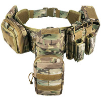 Ceinture tactique réglable pour la randonnée, en matériau haute densité, pour l'alpinisme, ceinture utilitaire à haute résistance à la traction, ceintures tactiques pour la taille