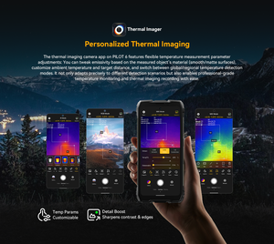 Teléfono Inteligente Resistente Oscal con Cámara Térmica, Pantalla de 6.78 Pulgadas, 120Hz, 12+256GB, Cámara Principal de 108MP, G100, 10000mAh, Android 16, Oscal Pilot 6 - Product Image 4