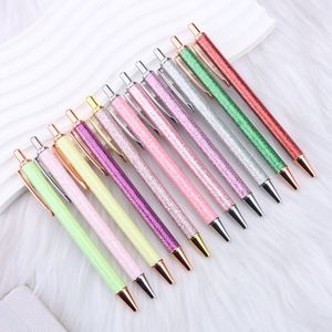 Hot Selling Glittering <b>Gold</b> Metal Novelty Click Ballpoint <b>Pen</b> Creative Shiny Christmas Gift Custom Logo Printing Advertising - Product Image 2