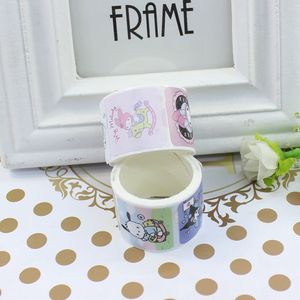 สติ๊กเกอร์ลายการ์ตูนน่ารักคละสีสำหรับนักเรียน สมุดบันทึก เทปกระดาษตกแต่ง - Product Image 4