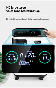 Générateur de Concentration d'Oxygène en Plastique ABS Recyclé 1L 5L pour la Physiothérapie et les Cliniques Vétérinaires, Certification CE Classe II JINZHONG - Product Image 3